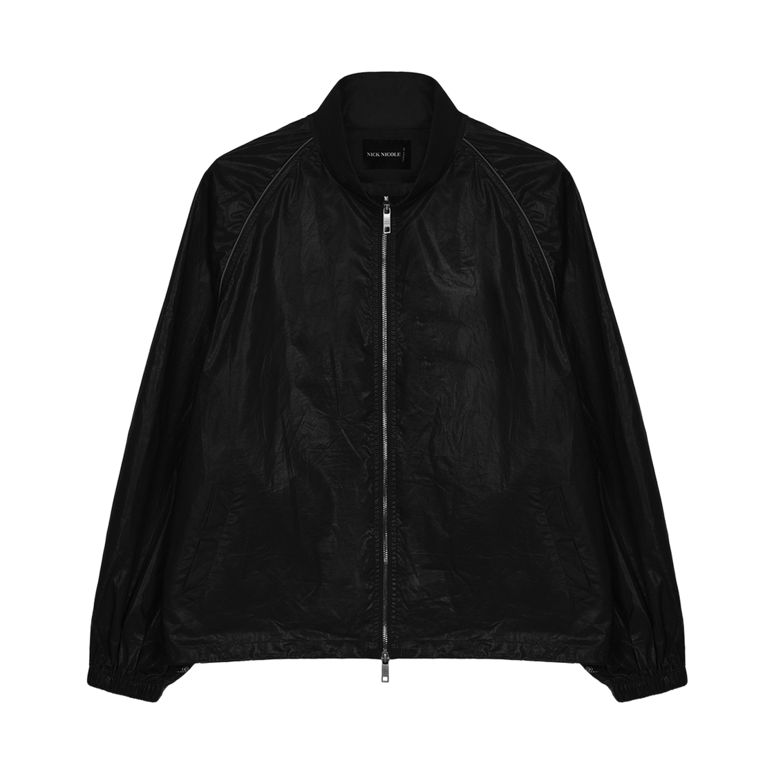 N_SS NICK&NICOLE Oversized Nick Nicole Piping Jumper Black