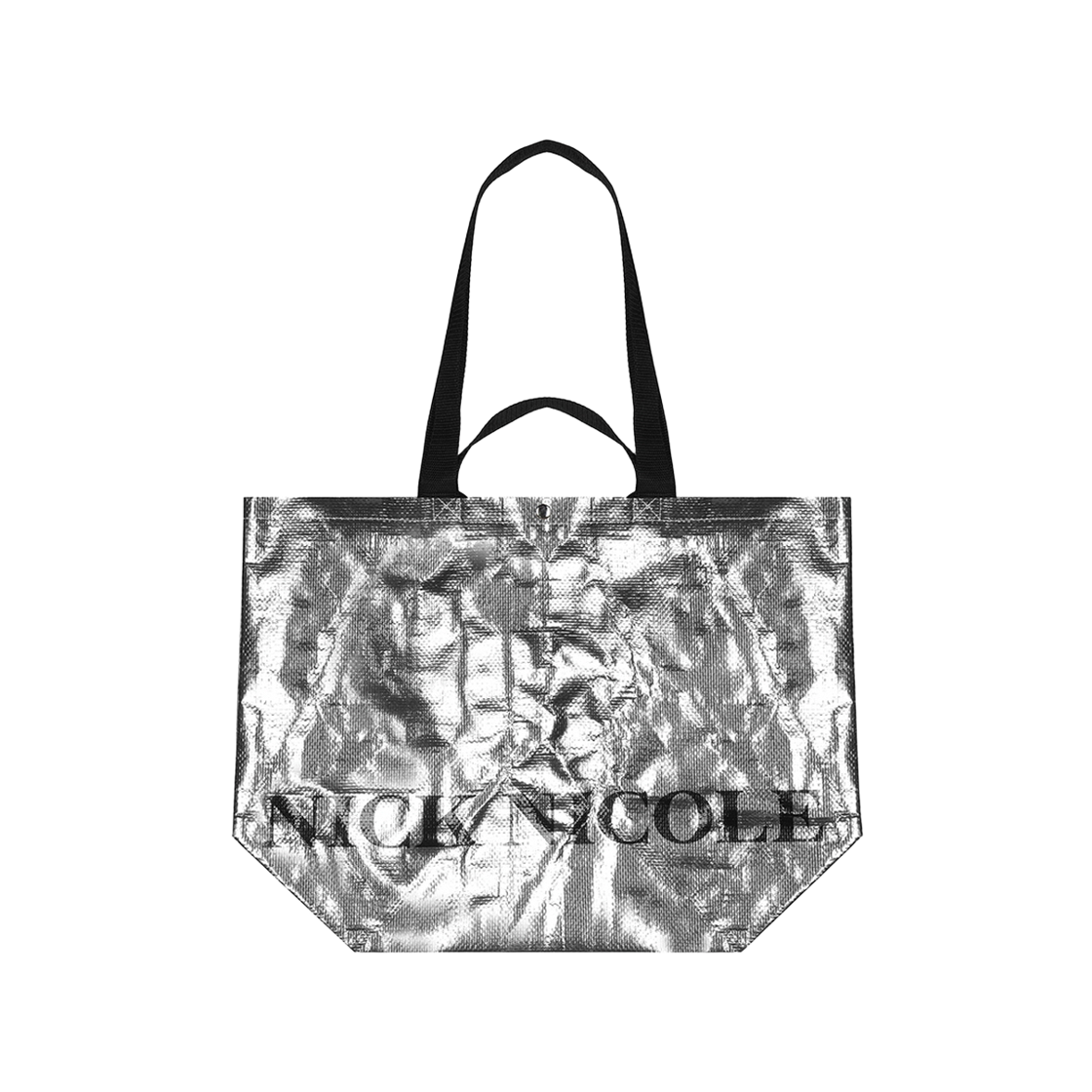 N_SS NICK&NICOLE Nicole Reusable Tarpaulin Bag Silver