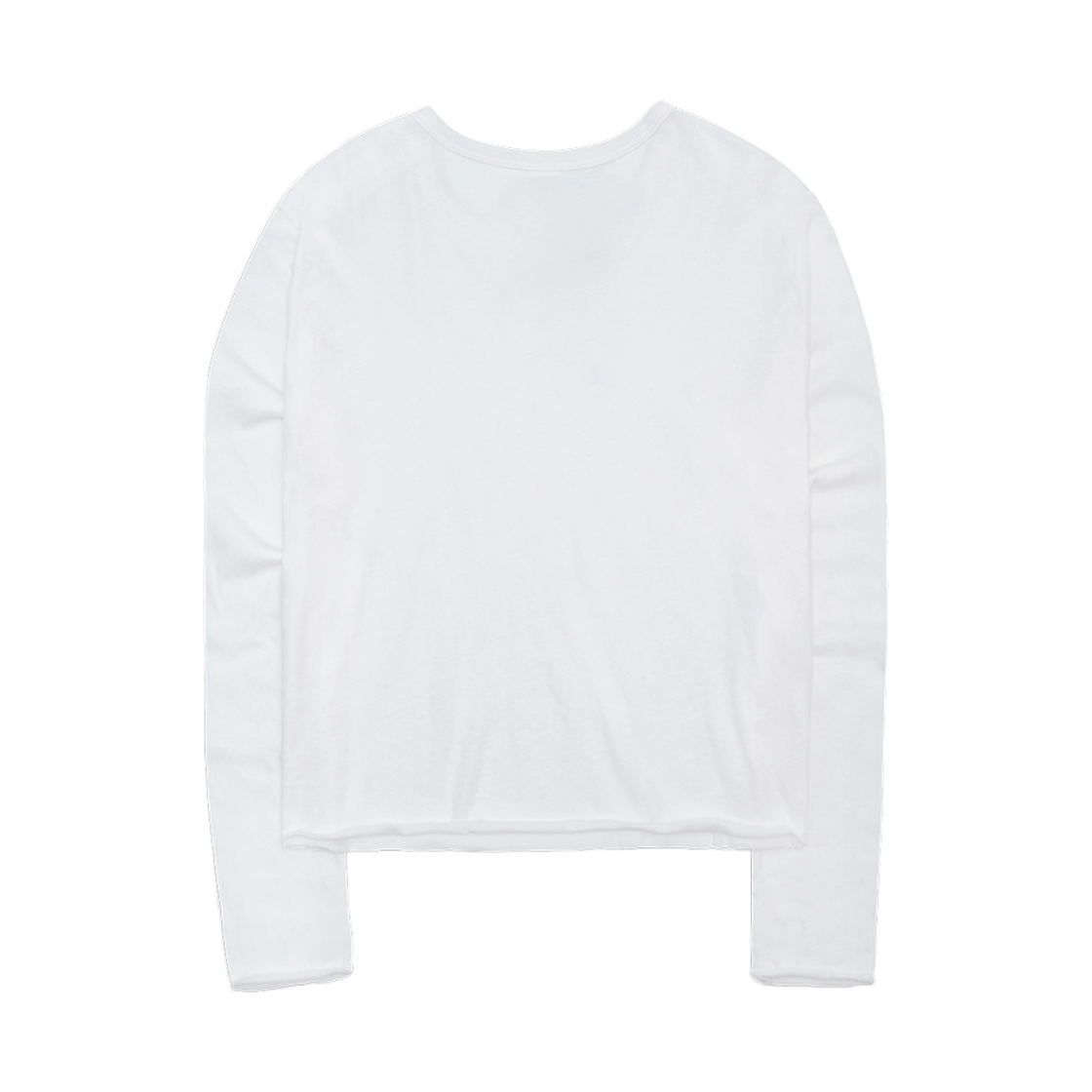 투위드 거즈크롭 롱슬리브 티셔츠 화이트(Tuewid Gauze Crop Longsleeve T-Shirts Salt) - 2