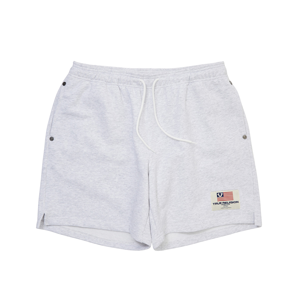 트루릴리젼 TR 스웻 쇼츠 멜란지 그레이(True Religion TR Sweat Shorts_Melange Grey) - 2