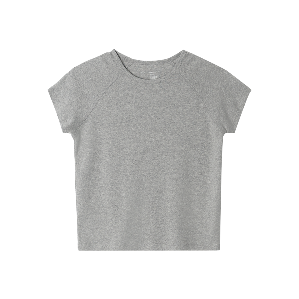 지비에이치 어패럴 위노나 탑 / 멜란지 그레이(GBH APPAREL Winona Top / Melange Grey)