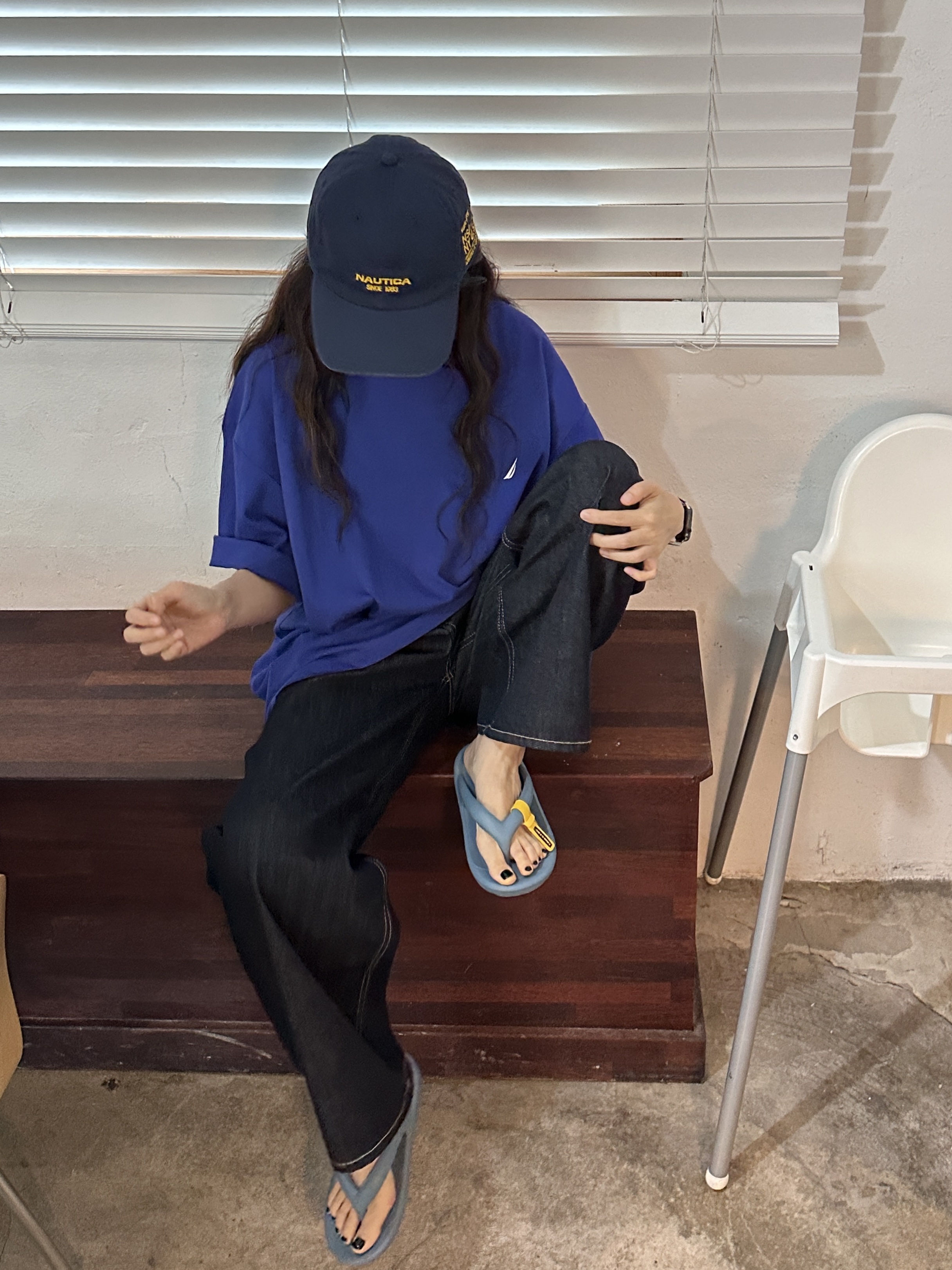 Taw&Toe Zerovity OG Misty Blue 착용 스타일 - 1