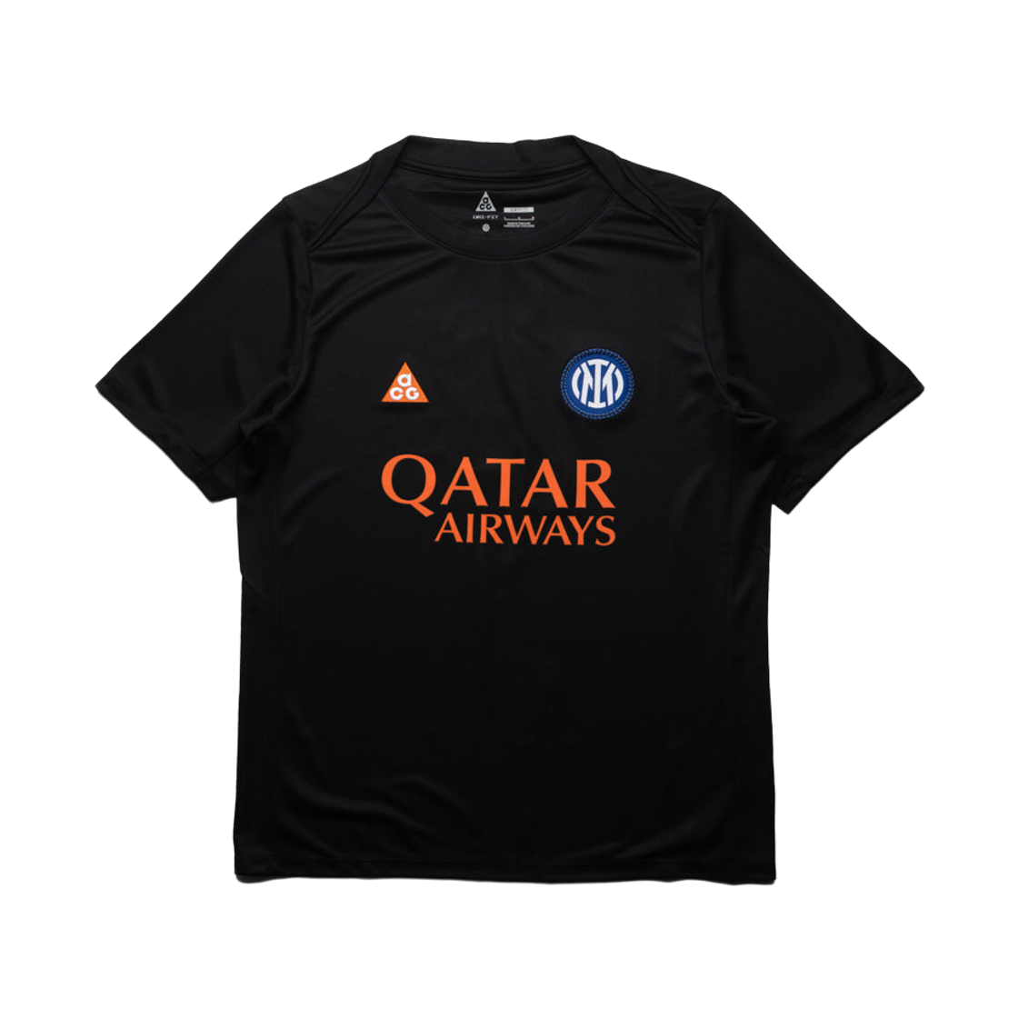 IB3807-010 Nike Inter Milan ACG Academy Pro SE Dri-Fit Soccer Short Sleeve Pre-Match Top Black Safety Orange (IB3807-010)