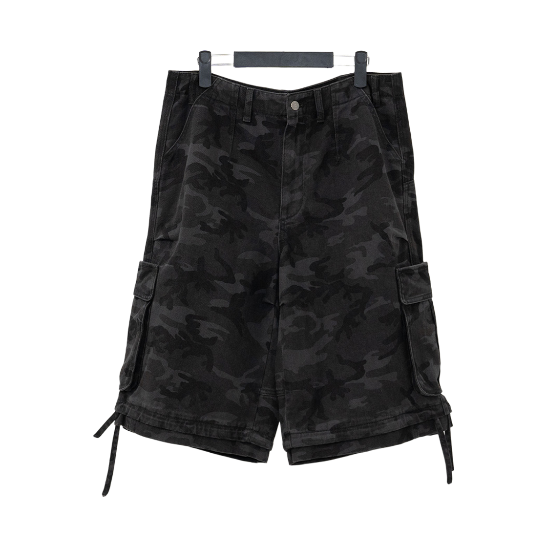 이티씨이 백 지퍼 카고 쇼츠 카모(ETCE Back Zipper Cargo Short Camo)
