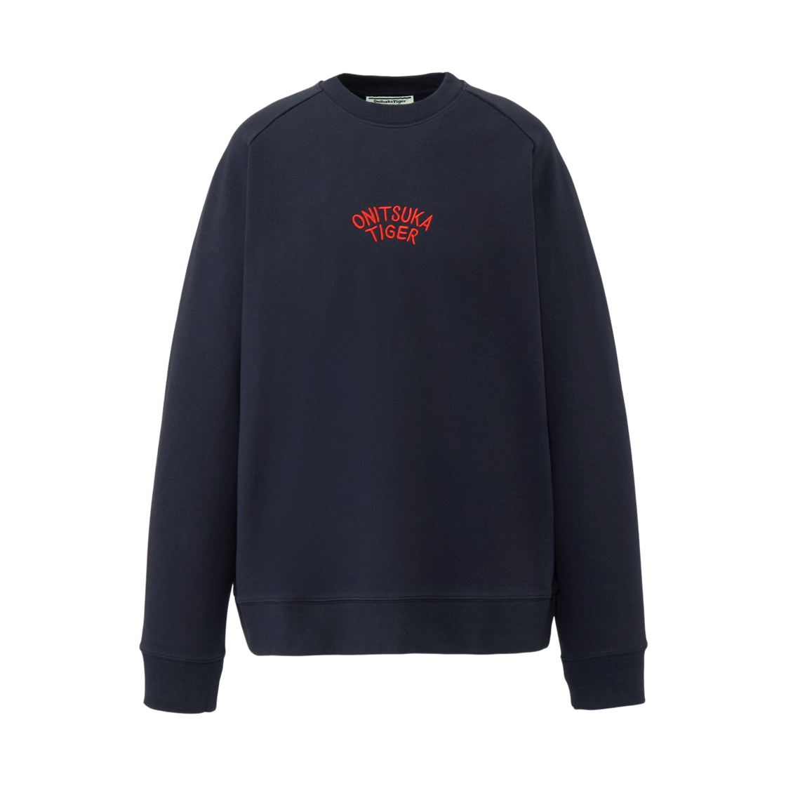 2183B562-400 Onitsuka Tiger Sweat Top Navy Red