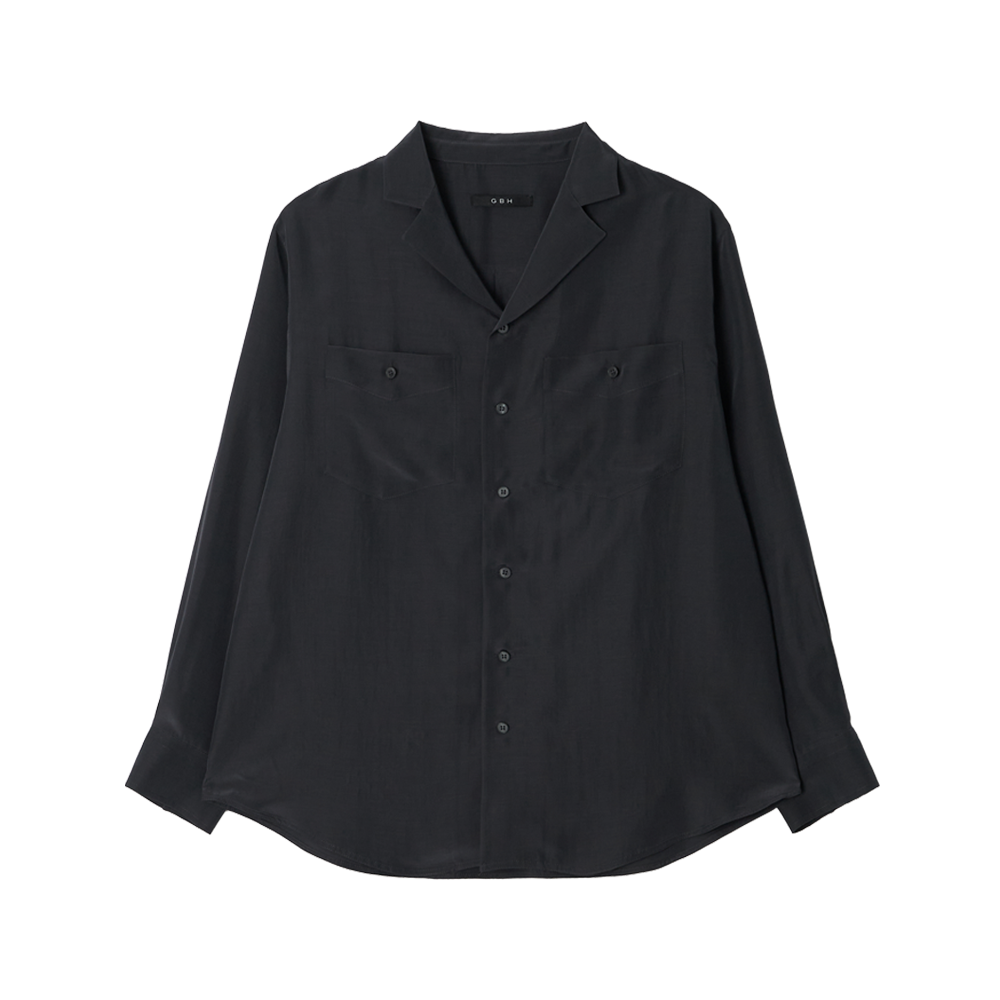 지비에이치 어패럴 아웃 포켓 블라우스 / 차콜(GBH APPAREL Out-Pocket Blouse / Charcoal) - 1