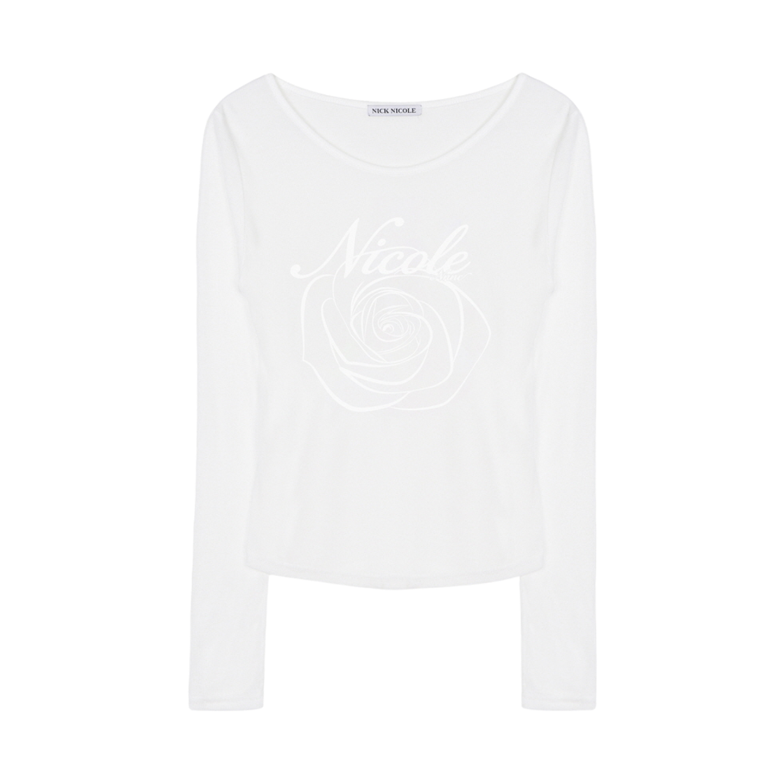 닉앤니콜 니콜 로즈 롱 슬리브 탑 아이보리(NICK&NICOLE Nicole Rose Long Sleeve Top Ivory) - 1