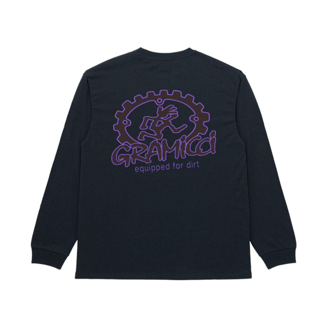 그라미치 이큅드 포 더트 롱슬리브 티셔츠 빈티지 블랙 - US 사이즈(Gramicci Equipped For Dirt L/S T-Shirt Vintage Black - US Sizing) - 1