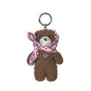 ALEXII Pink Bandana Bear Brown