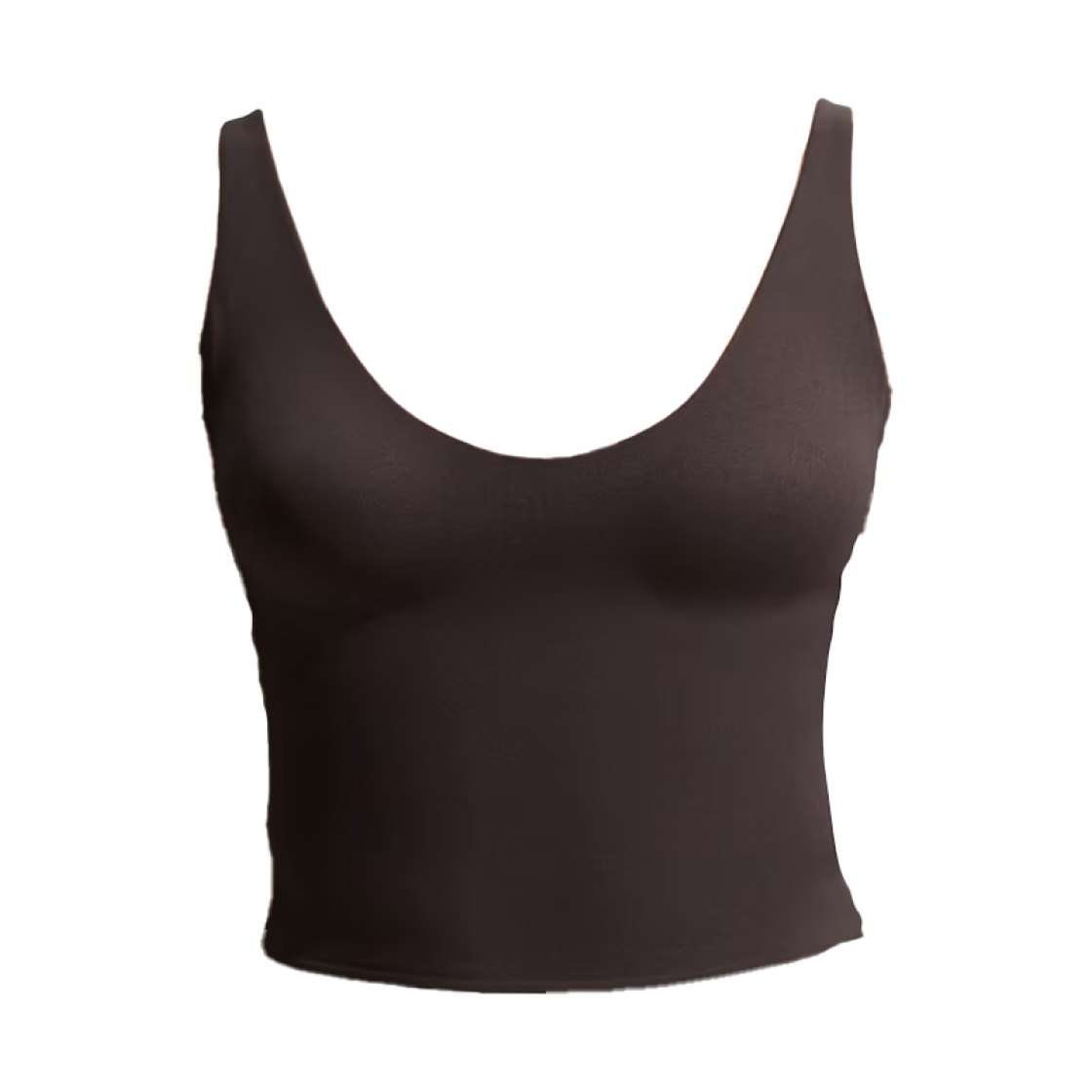 IR8686-231 (W) NikeSKIMS Studio Stretch Plunge Tank Dark Roast
