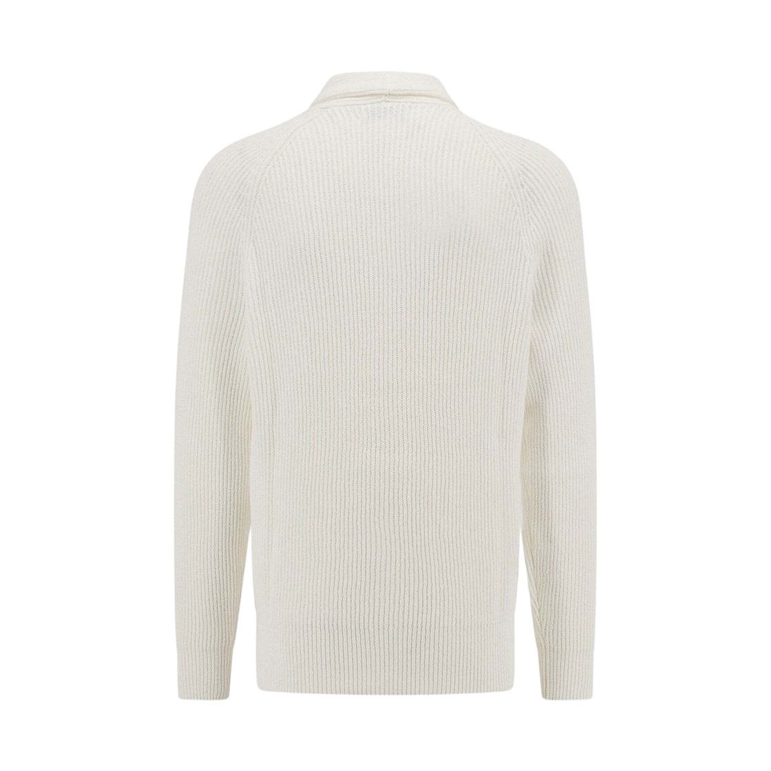 브루넬로 쿠치넬리 칼라 코튼 리브드 가디건 화이트(Brunello Cucinelli Collar Ribbed Cotton Cardigan White) - 2