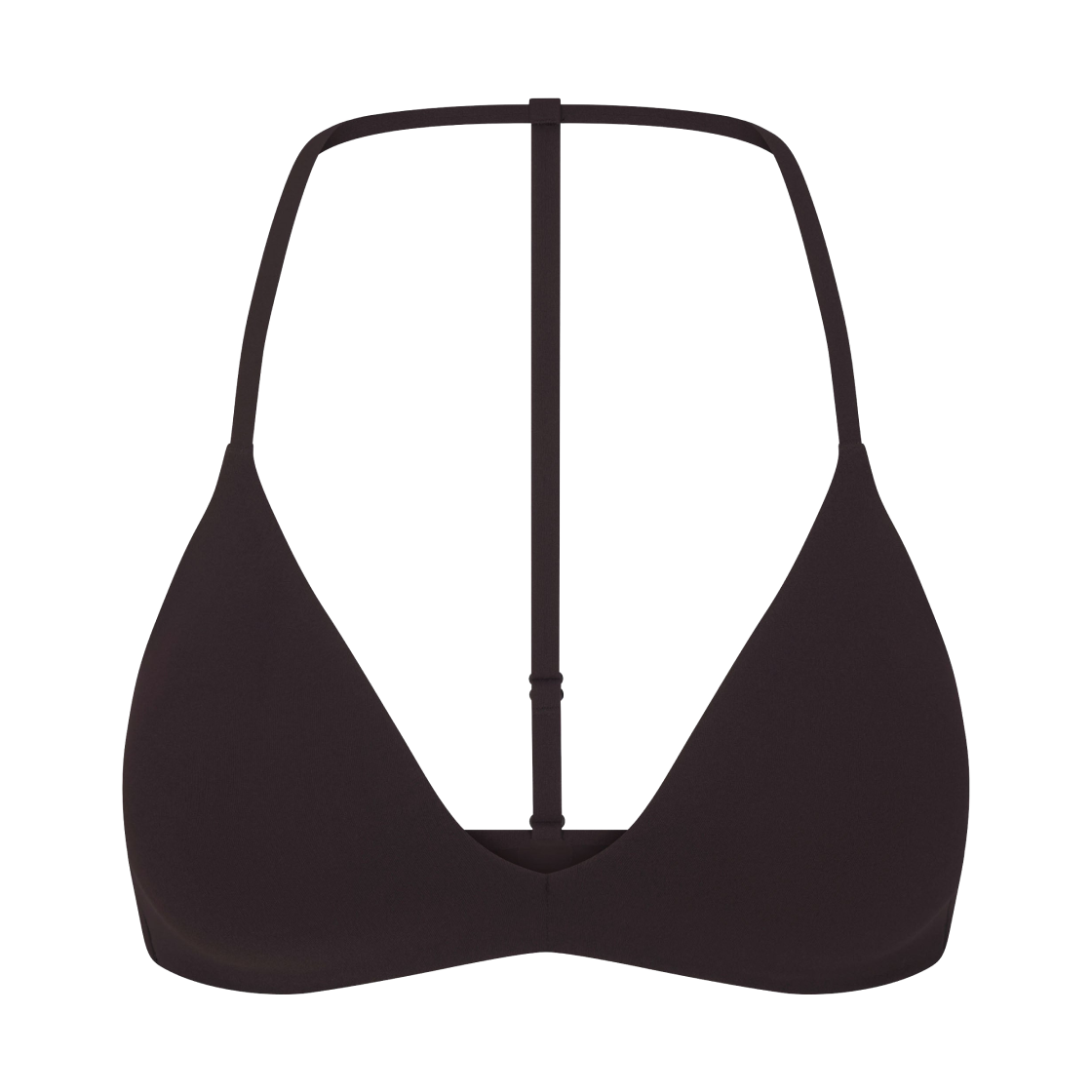 IR8676-231 (W) NikeSKIMS Studio Stretch Triangle Sports Bra Dark Roast