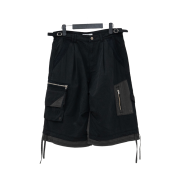 ETCE Layered Cargo Bermuda Shorts Black