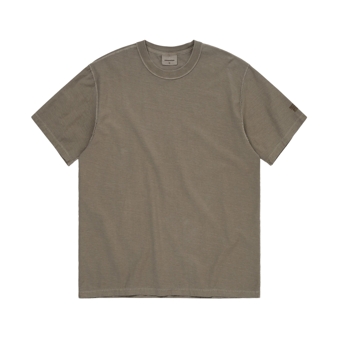 디스이즈네버댓 오버다이드 리버스 티셔츠 더스트 그레이(Thisisneverthat Overdyed Reverse T-Shirt Desert Grey) - 1
