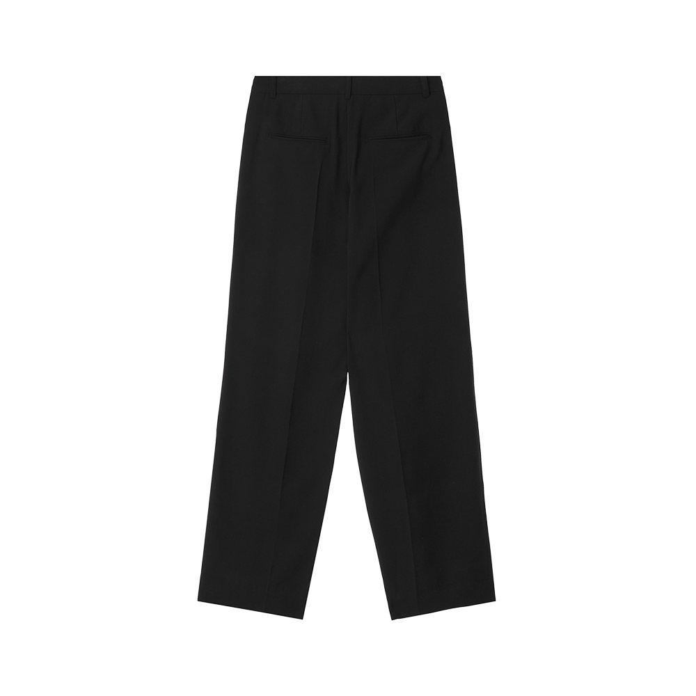지비에이치 어패럴 투턱 와이드 팬츠 / 블랙(GBH APPAREL Two-Tuck Wide Pants / Black) - 2