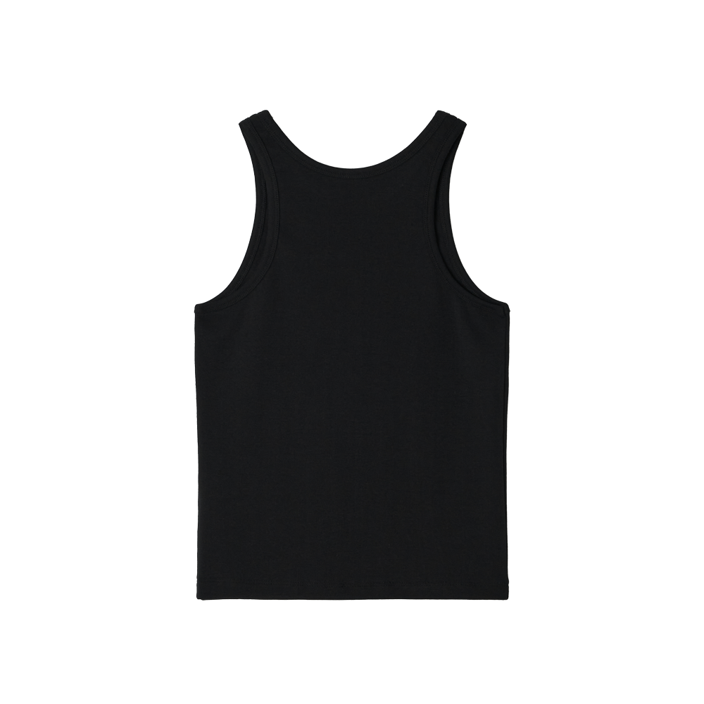 지비에이치 어패럴 키니 슬림 슬리브리스 탑 / 블랙(GBH APPAREL Kenny Slim Sleeveless Top / Black) - 2