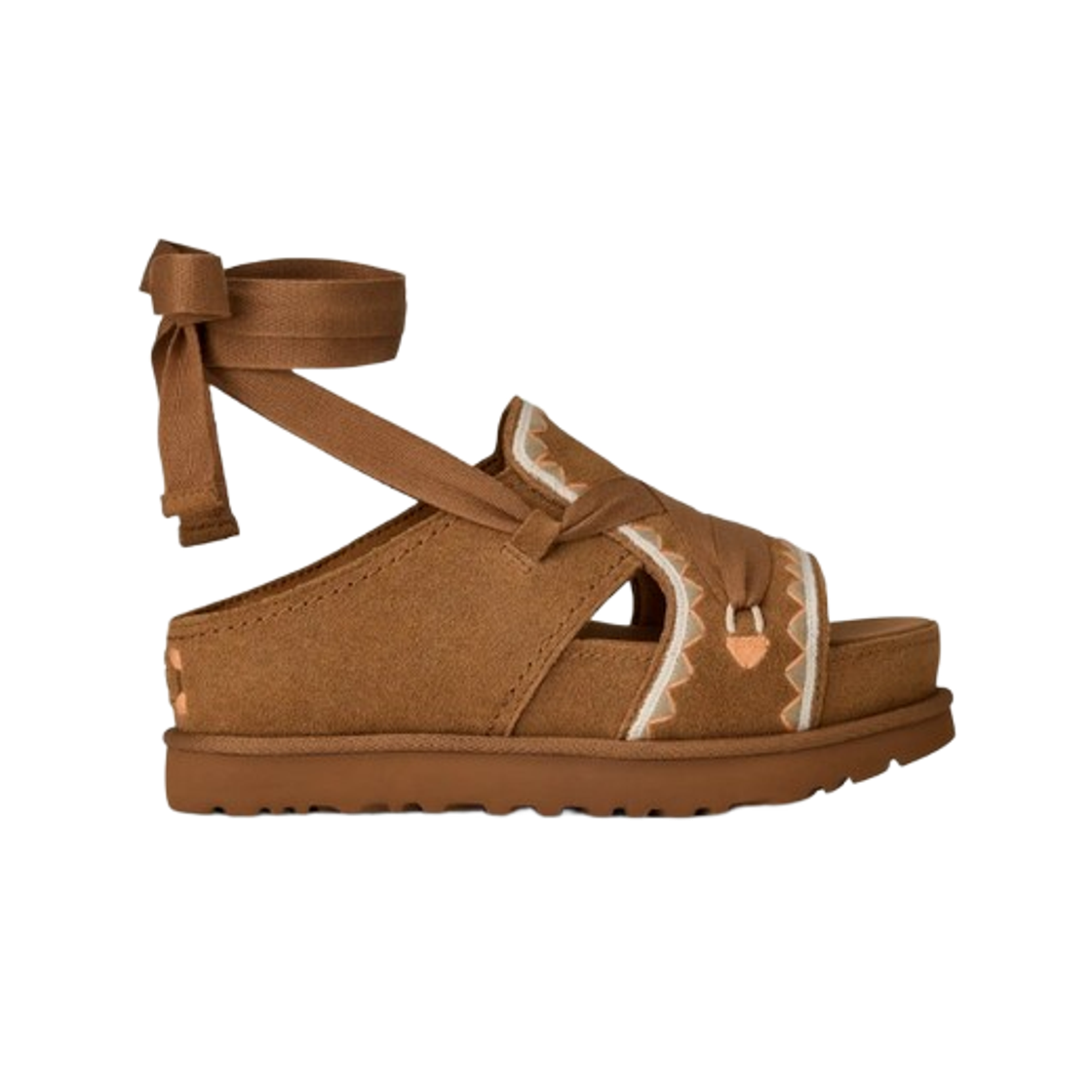 1175133-CHMU (W) UGG Goldenstar Hi Artistitch Chestnut Multi