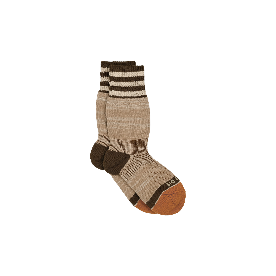 에메모가든 에메모 메쉬 하이크 온 삭스 브라운 베이지(mmogarden mmo Mesh Hike On Socks Brown Beige)