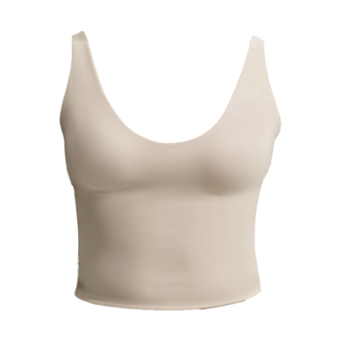 IR8686-096 (W) NikeSKIMS Studio Stretch Plunge Tank Linen