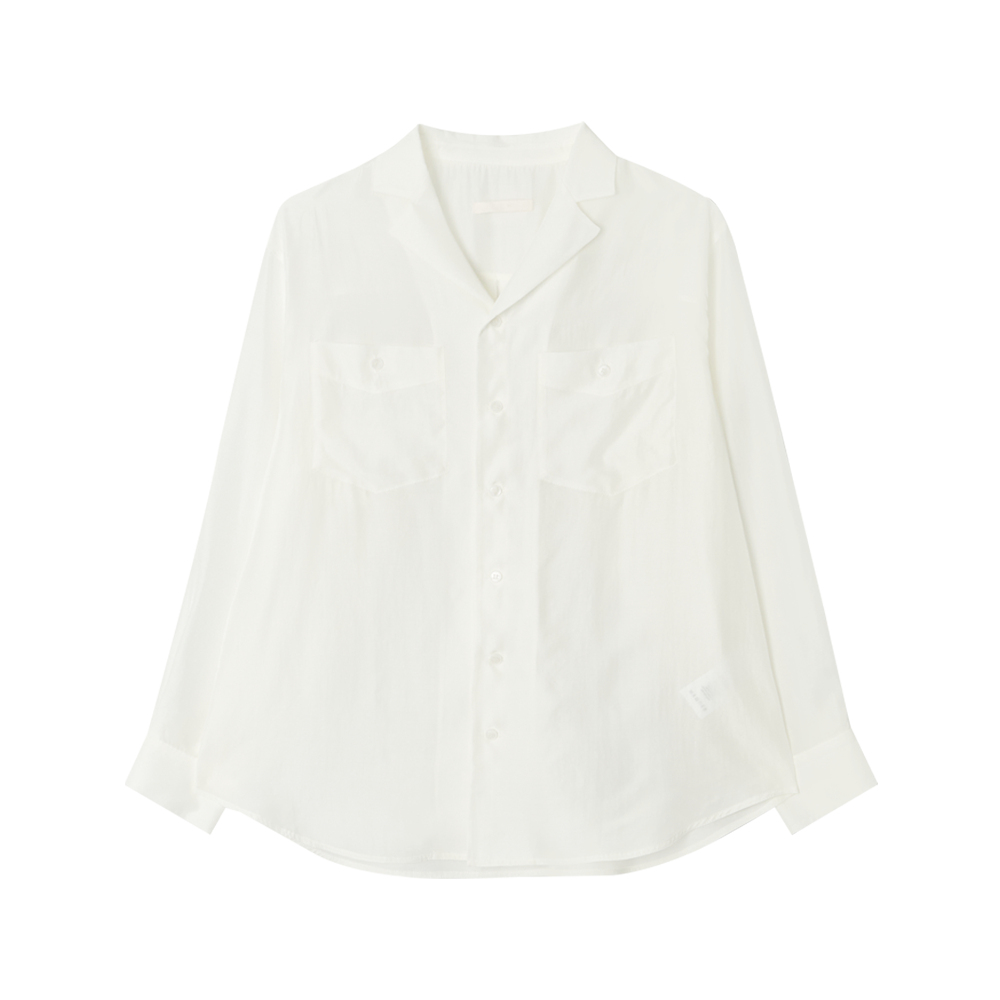 지비에이치 어패럴 아웃 포켓 블라우스 / 아이보리(GBH APPAREL Out-Pocket Blouse / Ivory) - 1