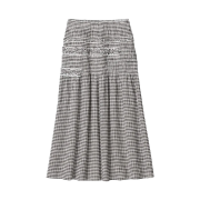 (W) Uniqlo x Cecilie Bahnsen Shirring Skirt Off White