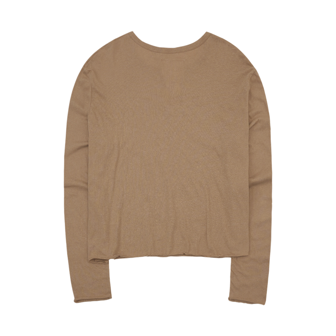 투위드 거즈크롭 롱슬리브 티셔츠 토피(Tuewid Gauze Crop Longsleeve T-Shirts Toffee) - 2