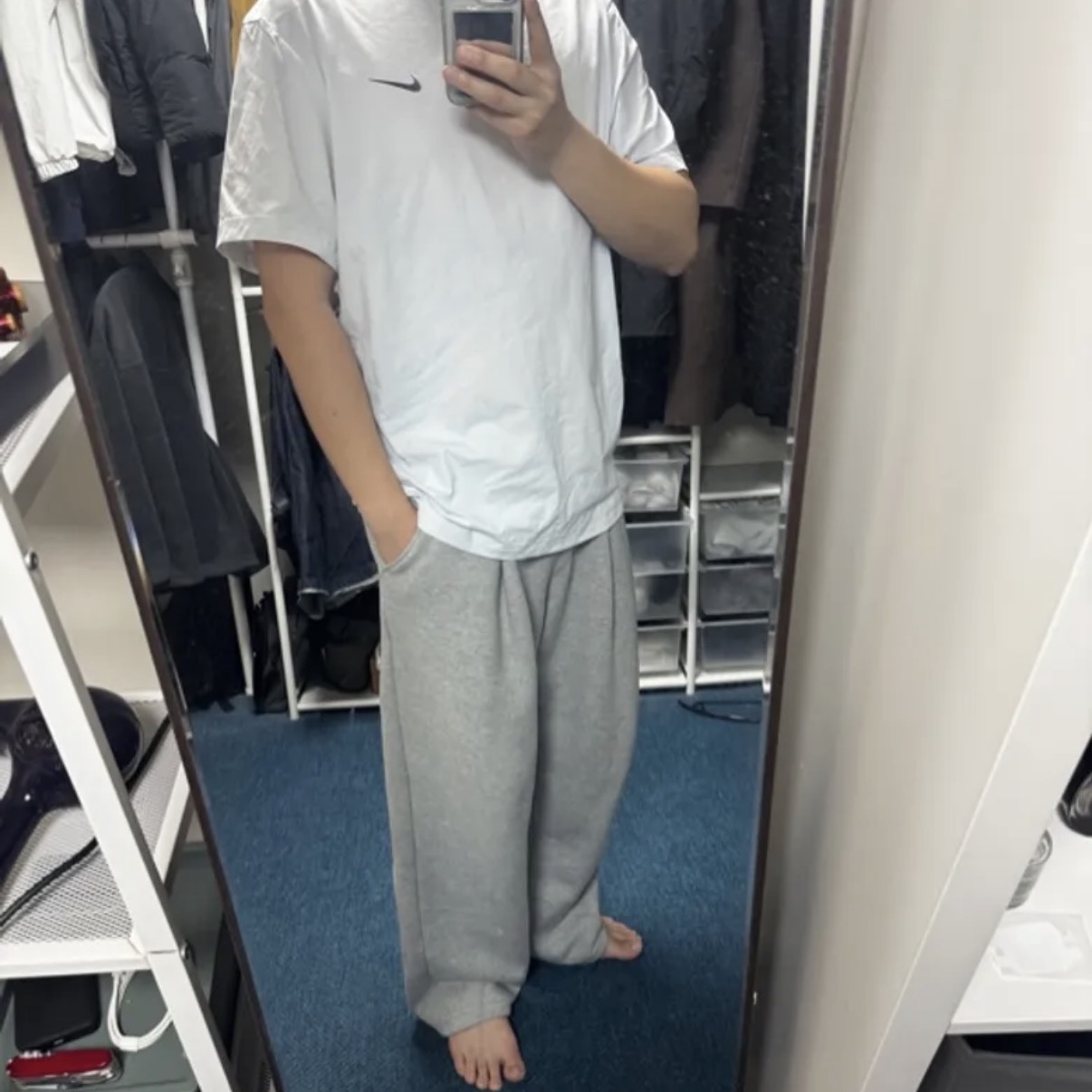 Nike Dri-Fit Park 7 T-Shirt White - US/EU 착용 스타일