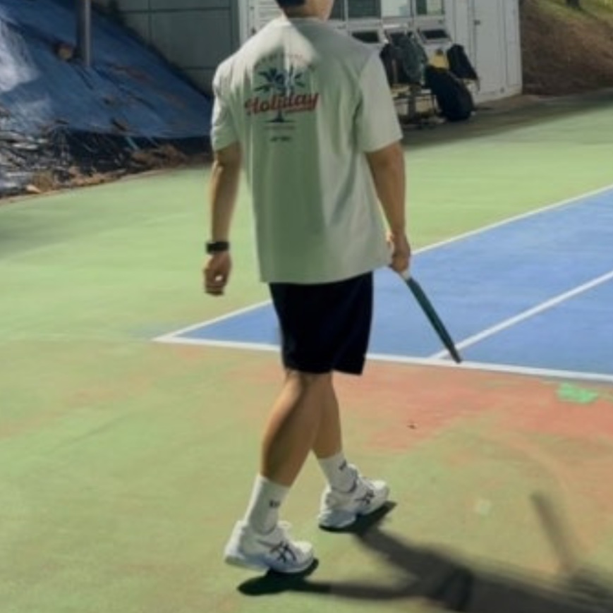 Asics Court FF 3 White Sapphire 착용 스타일