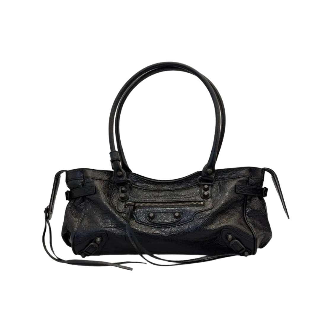 8676672ABEK1000 Balenciaga Le City Bag East-West Black