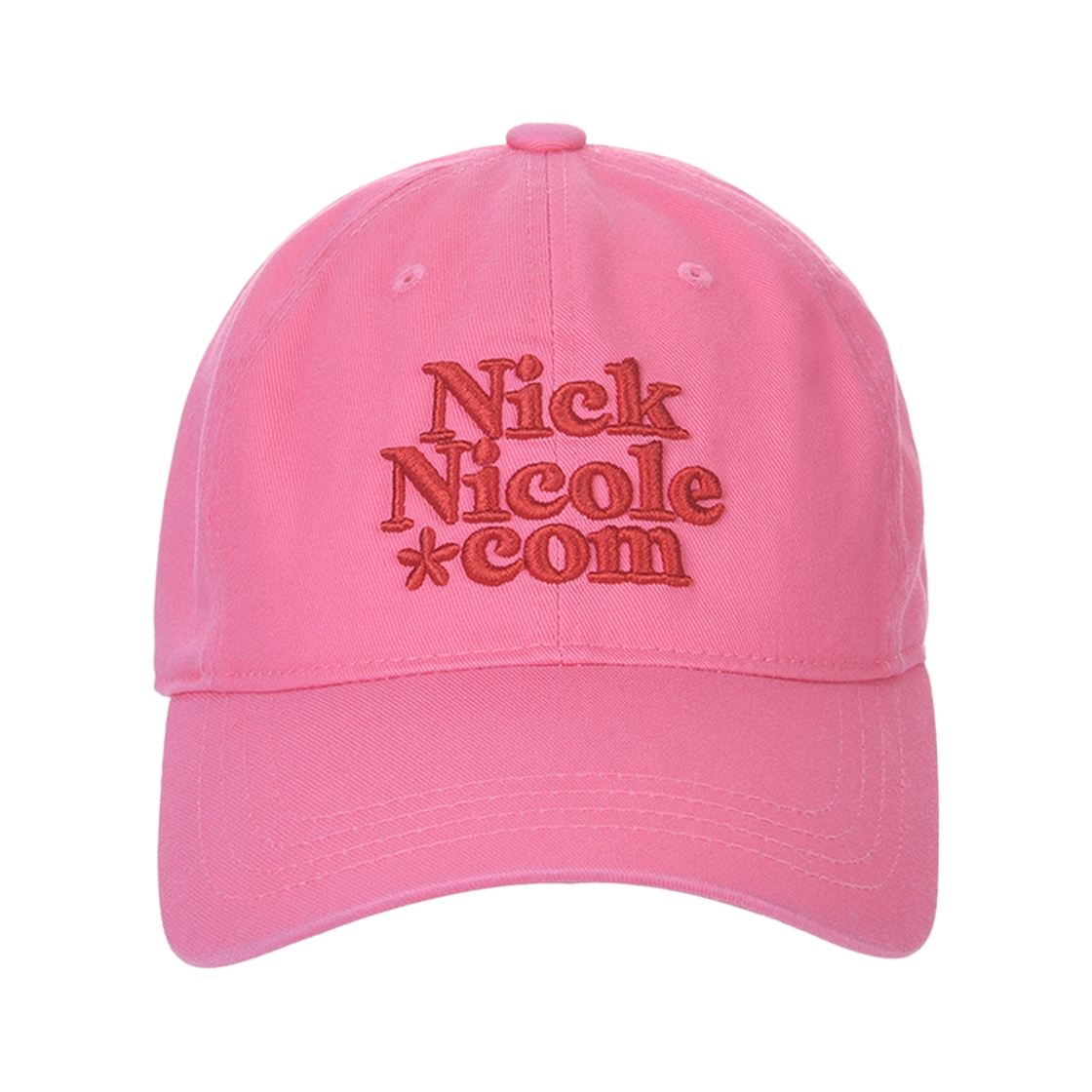 닉앤니콜 NN 닷컴 시그니처 볼 캡 딥 핑크(NICK&NICOLE NN Dotcom Signature Ball Cap Deep Pink) - 1