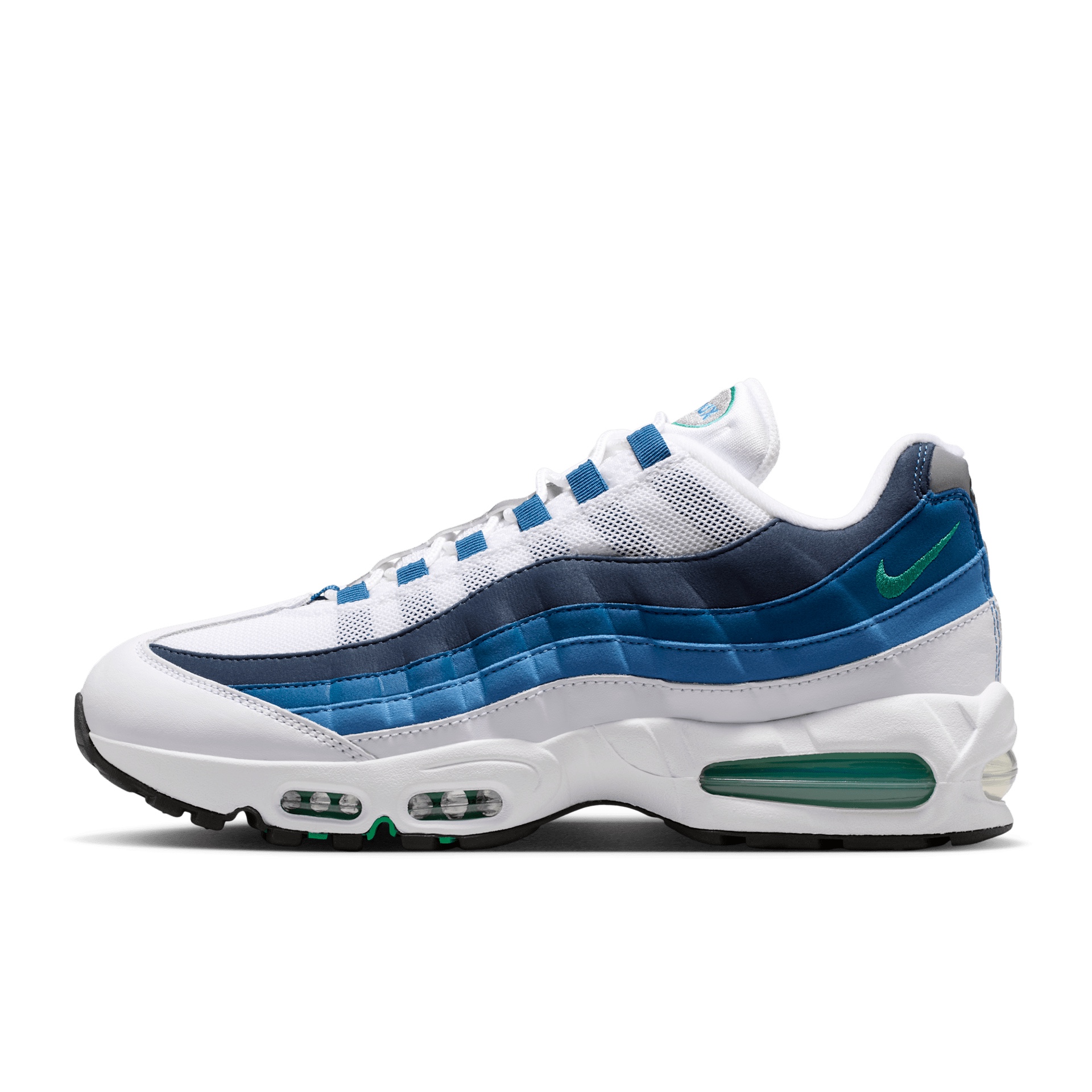 Nike Air Max 95 Big Bubble White Emerald Green 착용 스타일