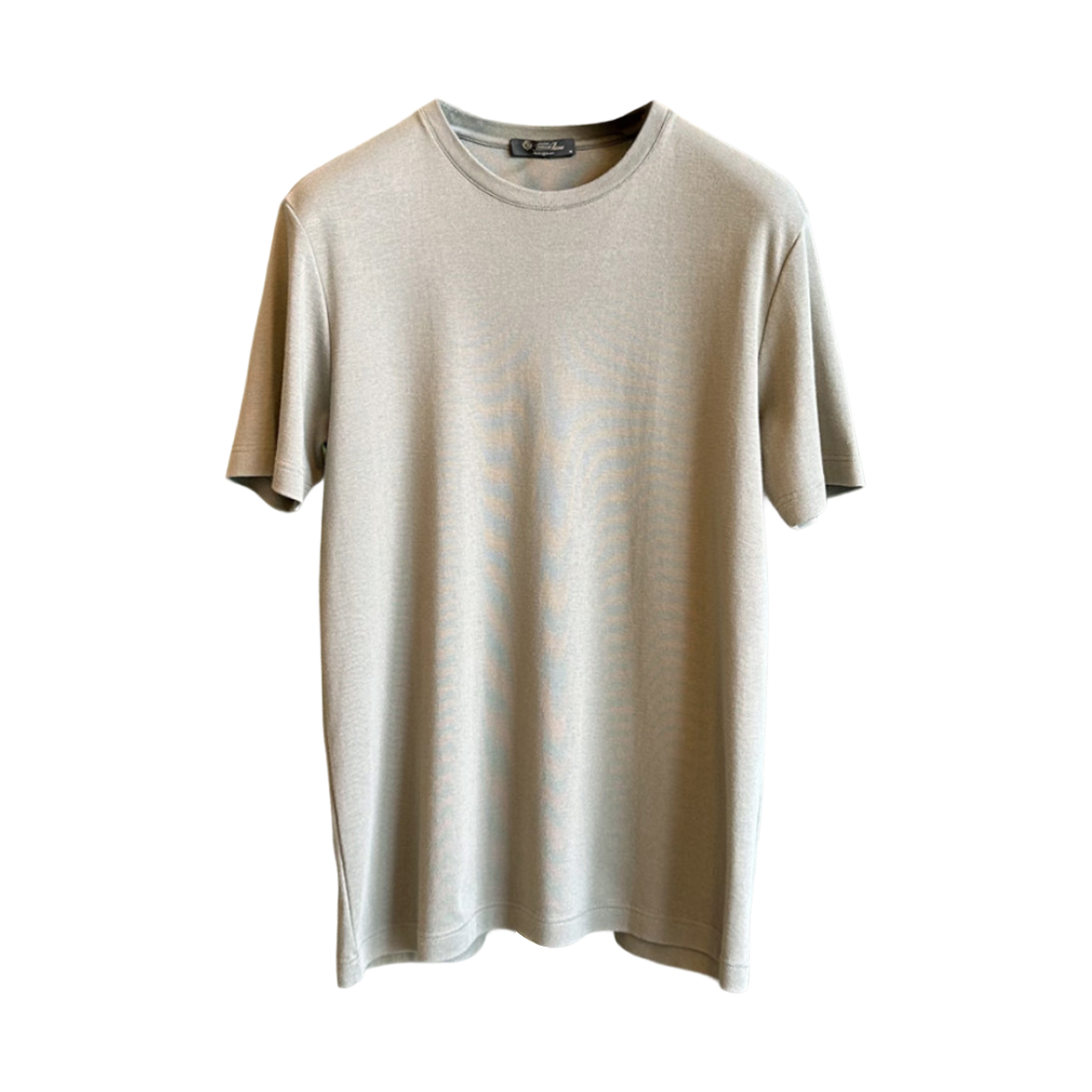 로로 피아나 워싱 숏슬리브 티셔츠 카키(Loro Piana Washing Short Sleeve T-Shirt Khaki)