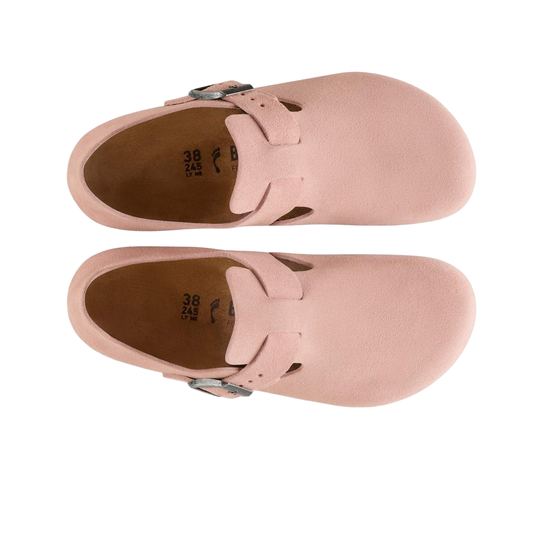 버켄스탁 런던 스웨이드 레더 핑크 클레이 - 레귤러(Birkenstock London Suede Leather Pink Clay - Regular) - 2