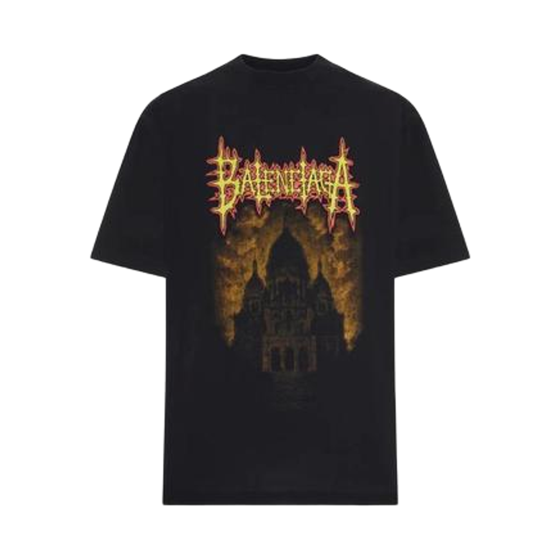 764235TUVE41000 Balenciaga Graphic T-Shirt Black