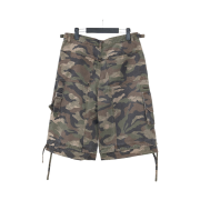ETCE Layered Cargo Bermuda Shorts Camo