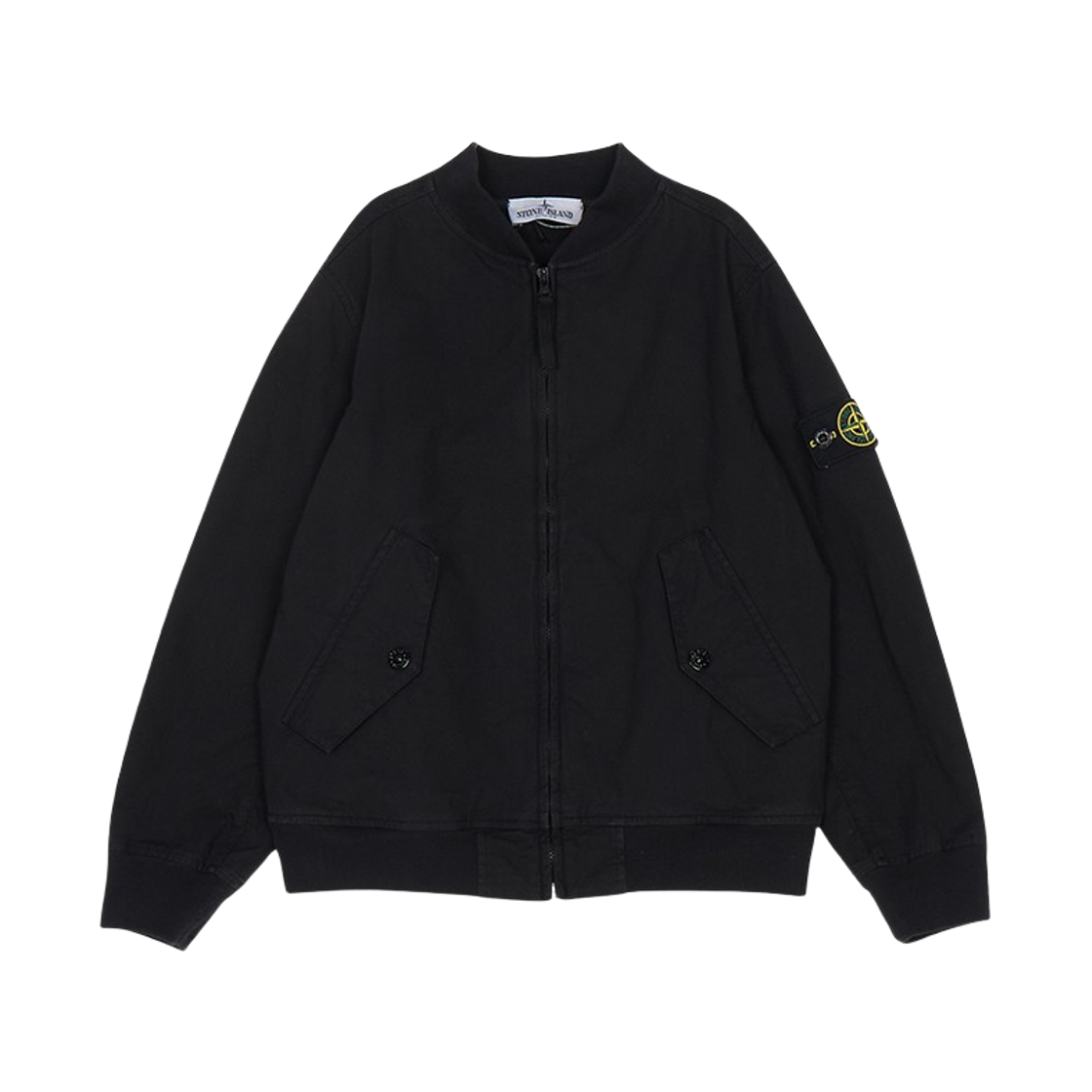 L1S1641000-05S0001-V0029 (Kids) Stone Island 4100005 Logo Patch Jacket Black - 26SS