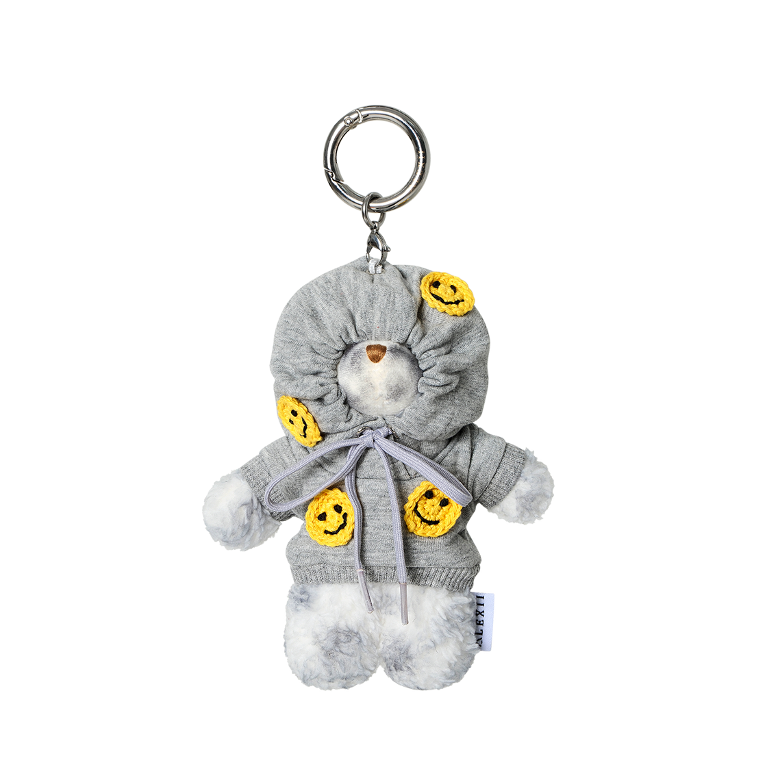 알렉시 스마일 패치 그레이 후디 베어(ALEXII Smile Patch Grey Hoodie Bear)