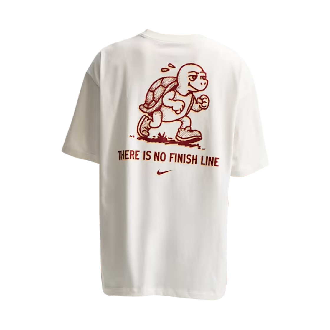 (W) 나이키 NSW 클래식 오버사이즈 티셔츠 세일 - 아시아((W) Nike NSW Classic Oversized T-Shirt Sail - Asia) - 2