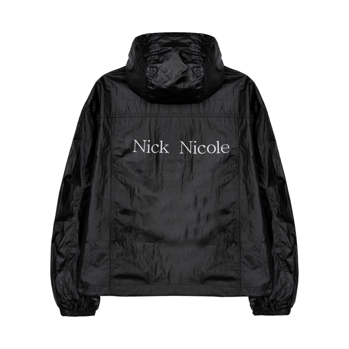 닉앤니콜 니콜 후디 블루종 점퍼 블랙(NICK&NICOLE Nicole Hoody Blouson Jumper Black) - 2