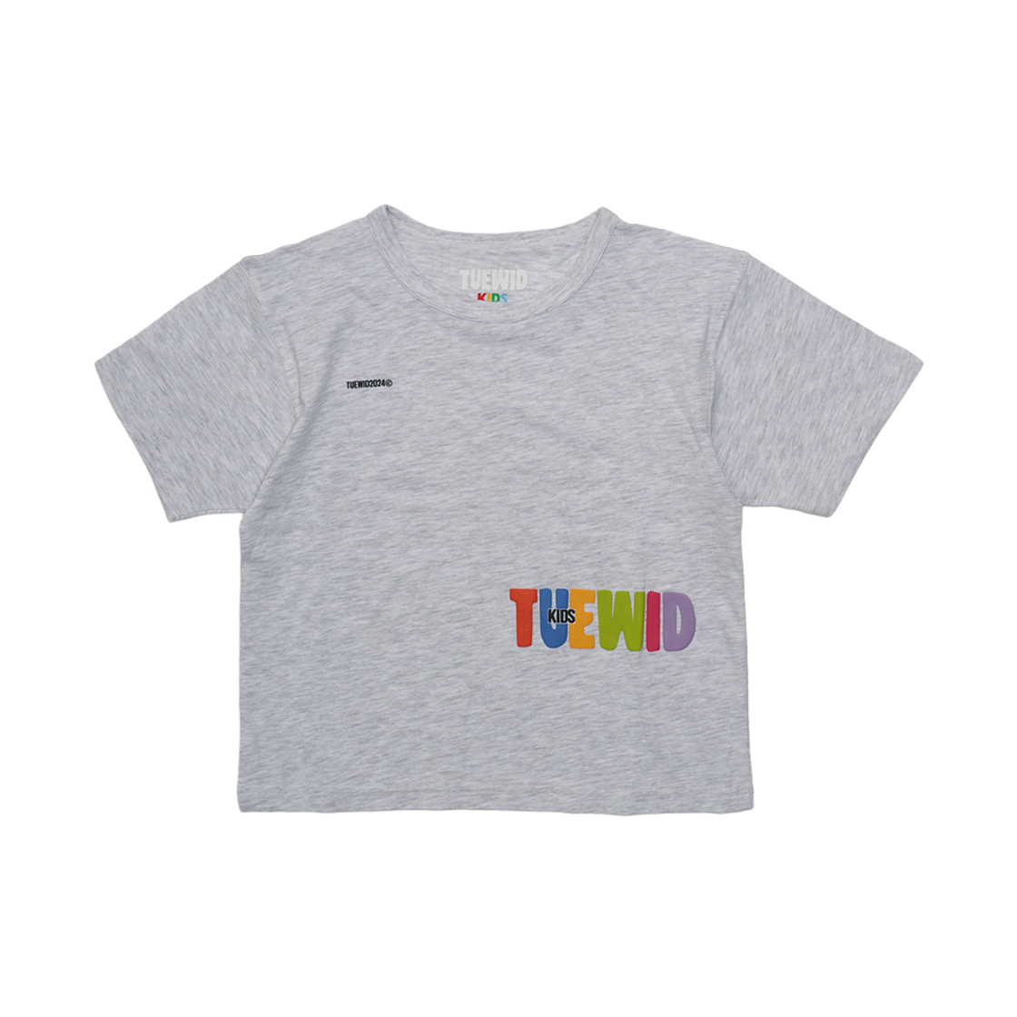 twdkr21 Tuewid Logo Kids T-Shirts In Melange