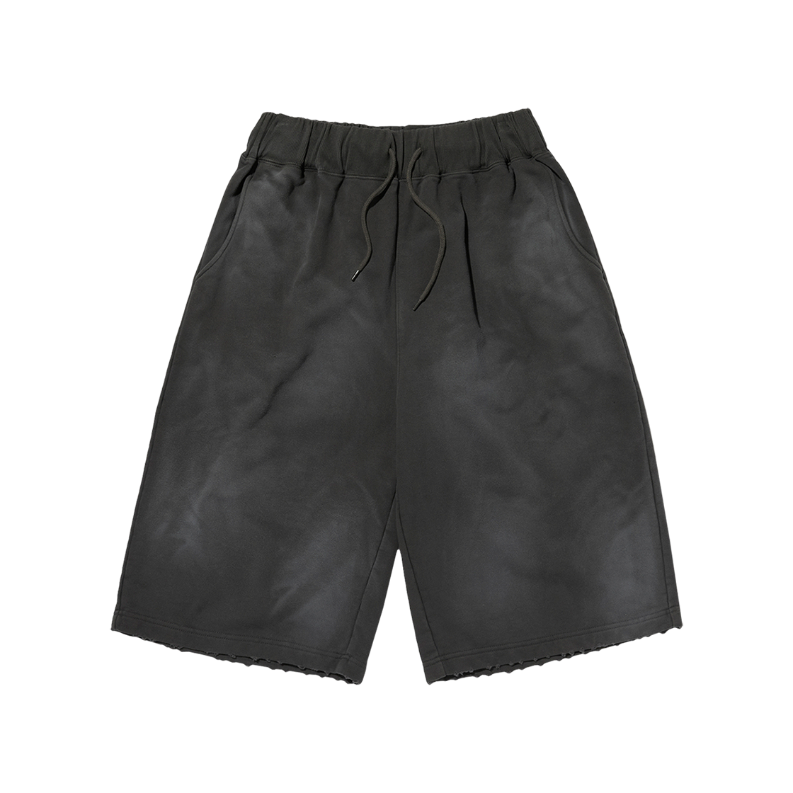 SDFSBO006WP Suade Cut Edge Sweat Shorts Washing Purple