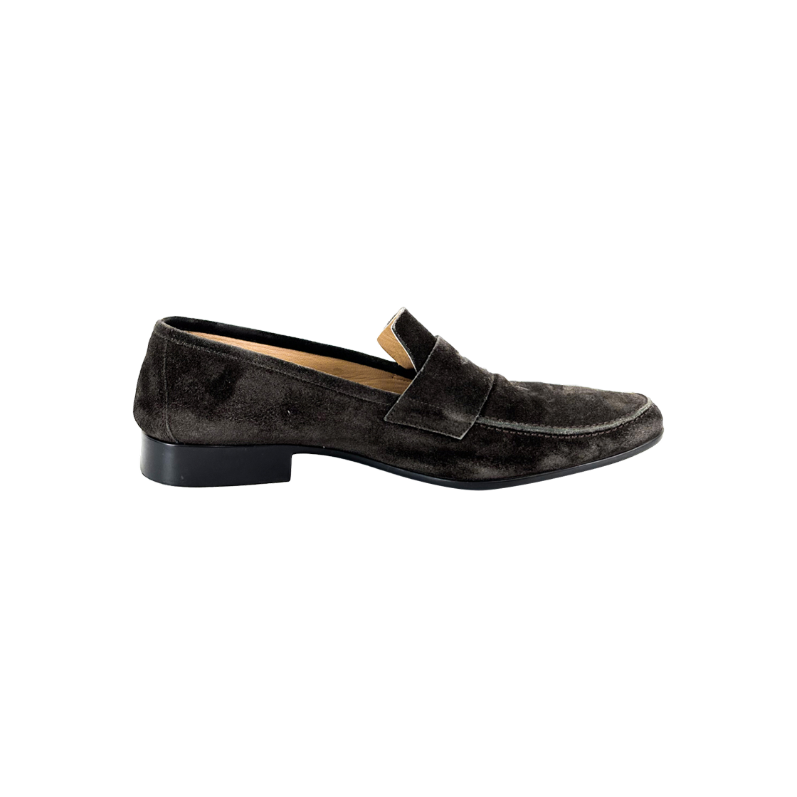 ITHENSG2UKDN Hermes Men H Logo Suede Moccasin Loafers