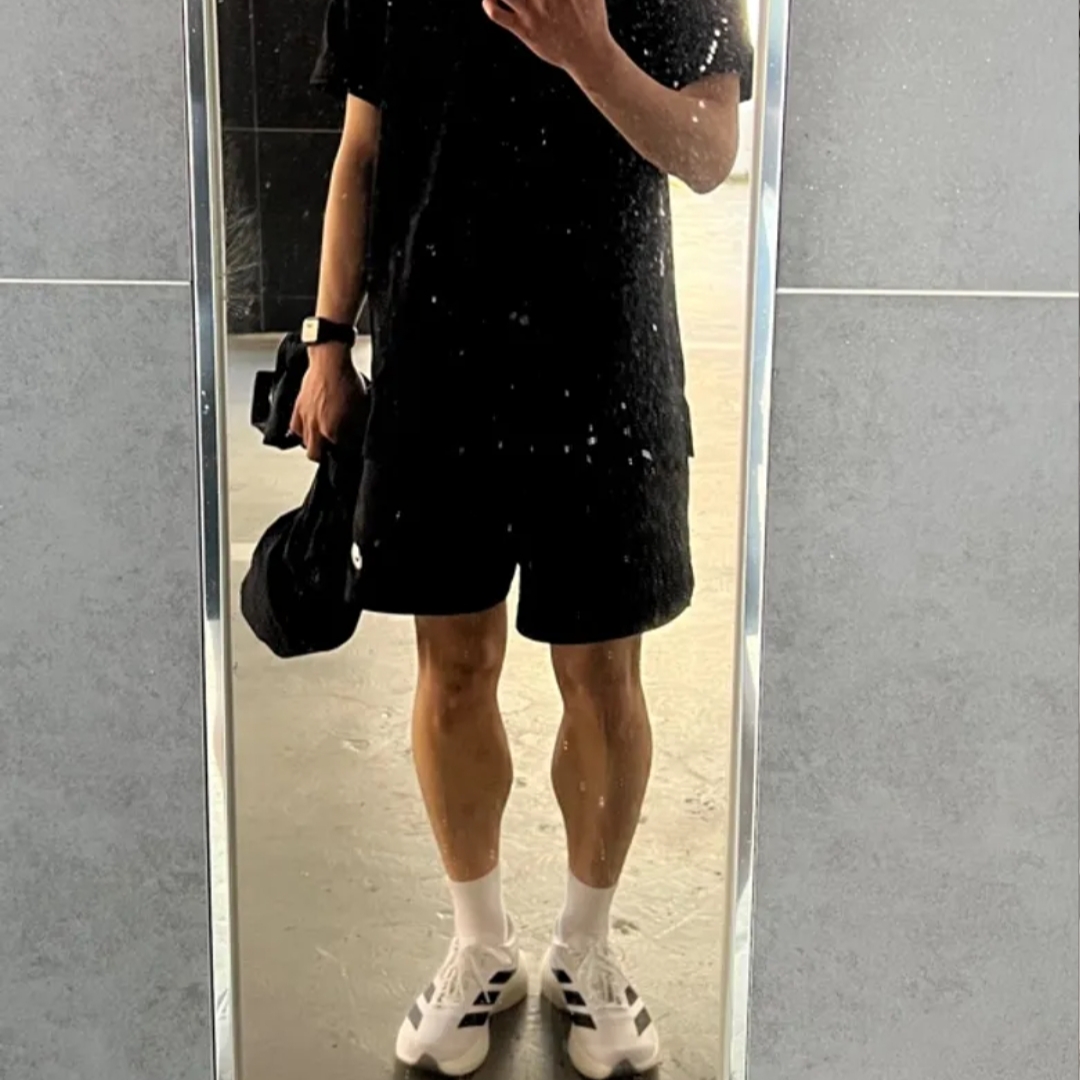 [17% 쿠폰] Adidas Adizero EVO SL Cloud White Core Black 착용 스타일