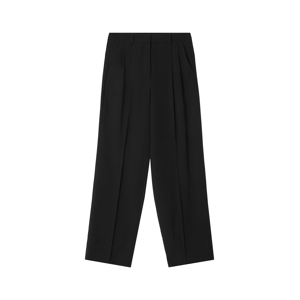 지비에이치 어패럴 투턱 와이드 팬츠 / 블랙(GBH APPAREL Two-Tuck Wide Pants / Black)