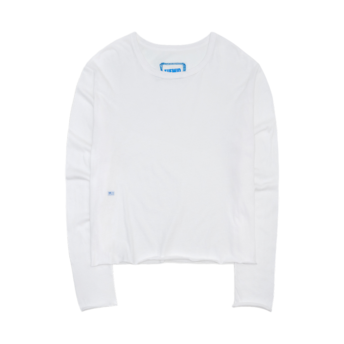 투위드 거즈크롭 롱슬리브 티셔츠 화이트(Tuewid Gauze Crop Longsleeve T-Shirts Salt)