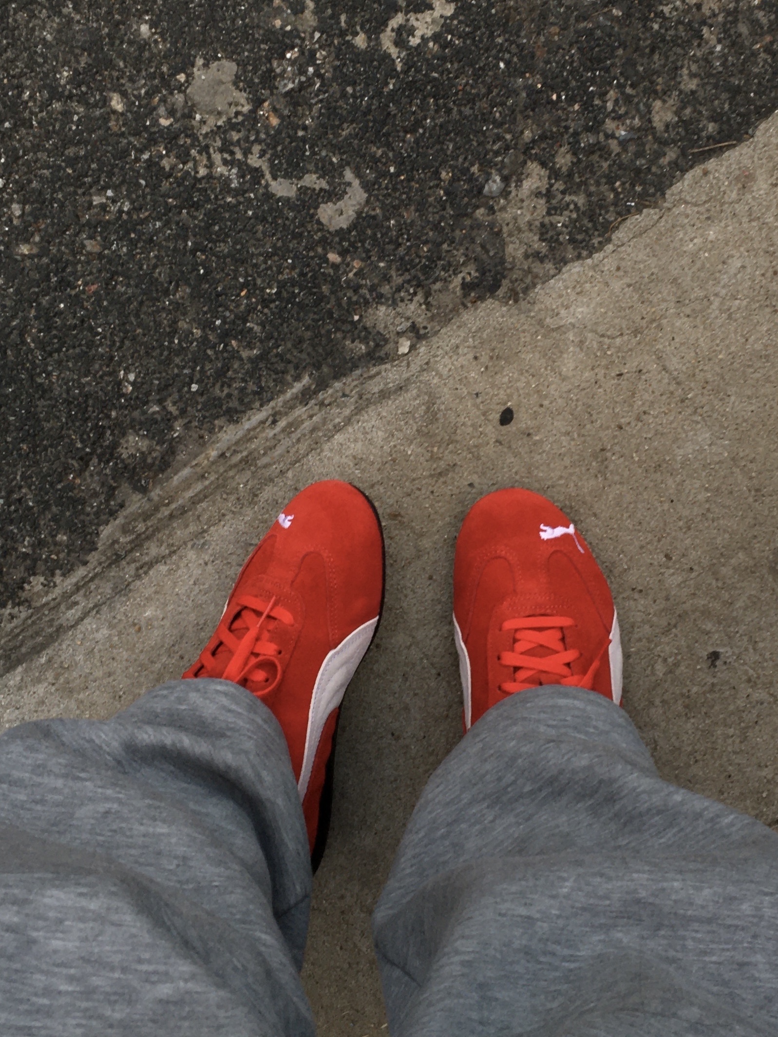 Puma Speedcat OG Red White 착용 스타일 - 2