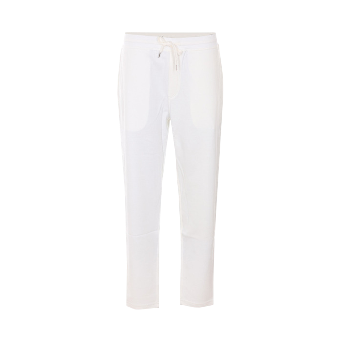 MW8633243G-C7220 Brunello Cucinelli Techno Cotton Track Pants White