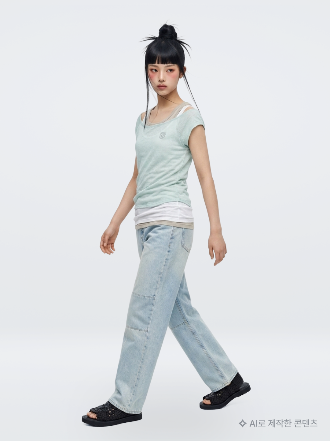 Adidas Sport Graphic Cali T-Shirt Wonder White - KR Sizing, (W) Nike ACG Smith Summit Zip-Off Skirt Black - Asia 착용 스타일 - 4