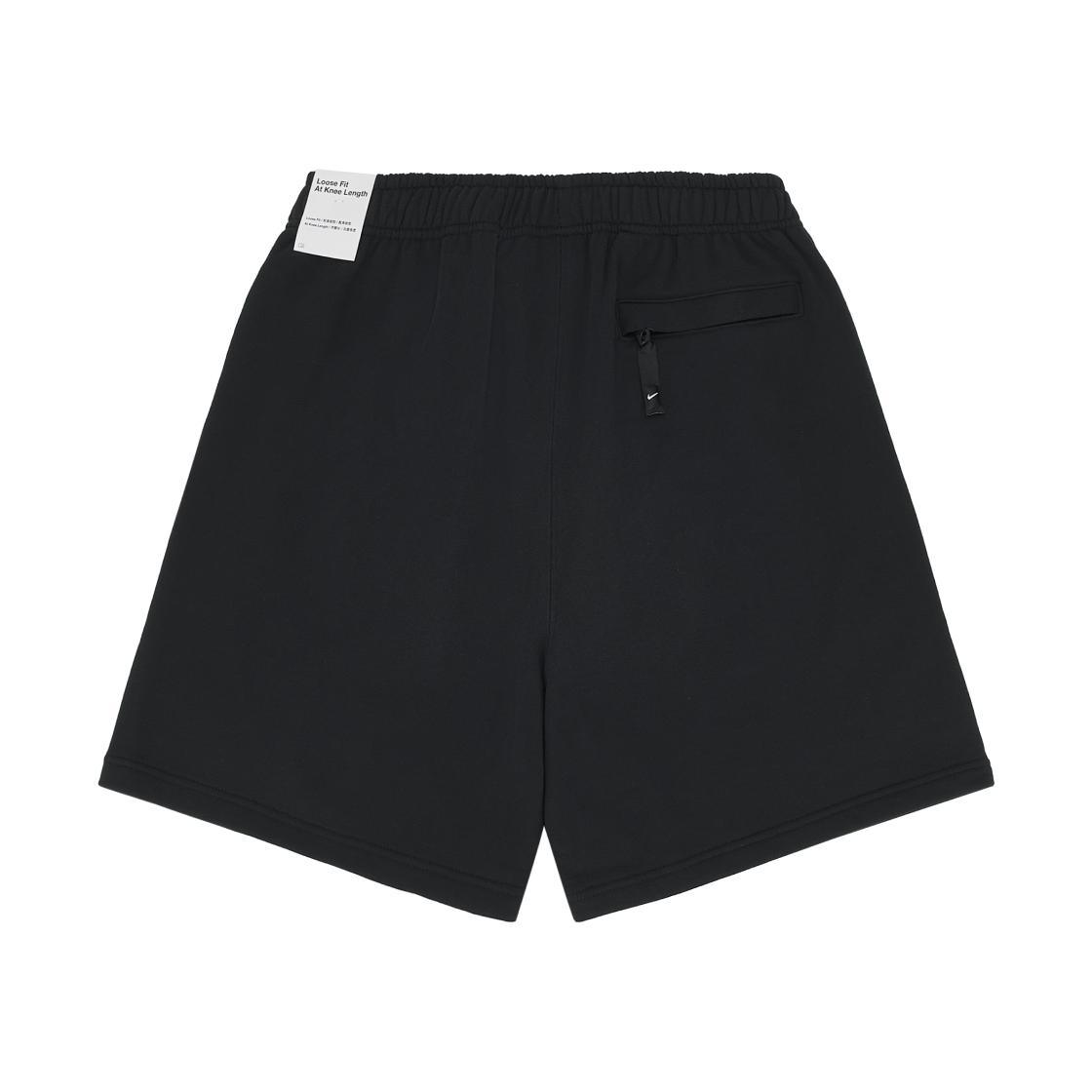 나이키 솔로 스우시 프렌치 테리 쇼츠 블랙 - 아시아(Nike Solo Swoosh French Terry Shorts Black - Asia) - 2