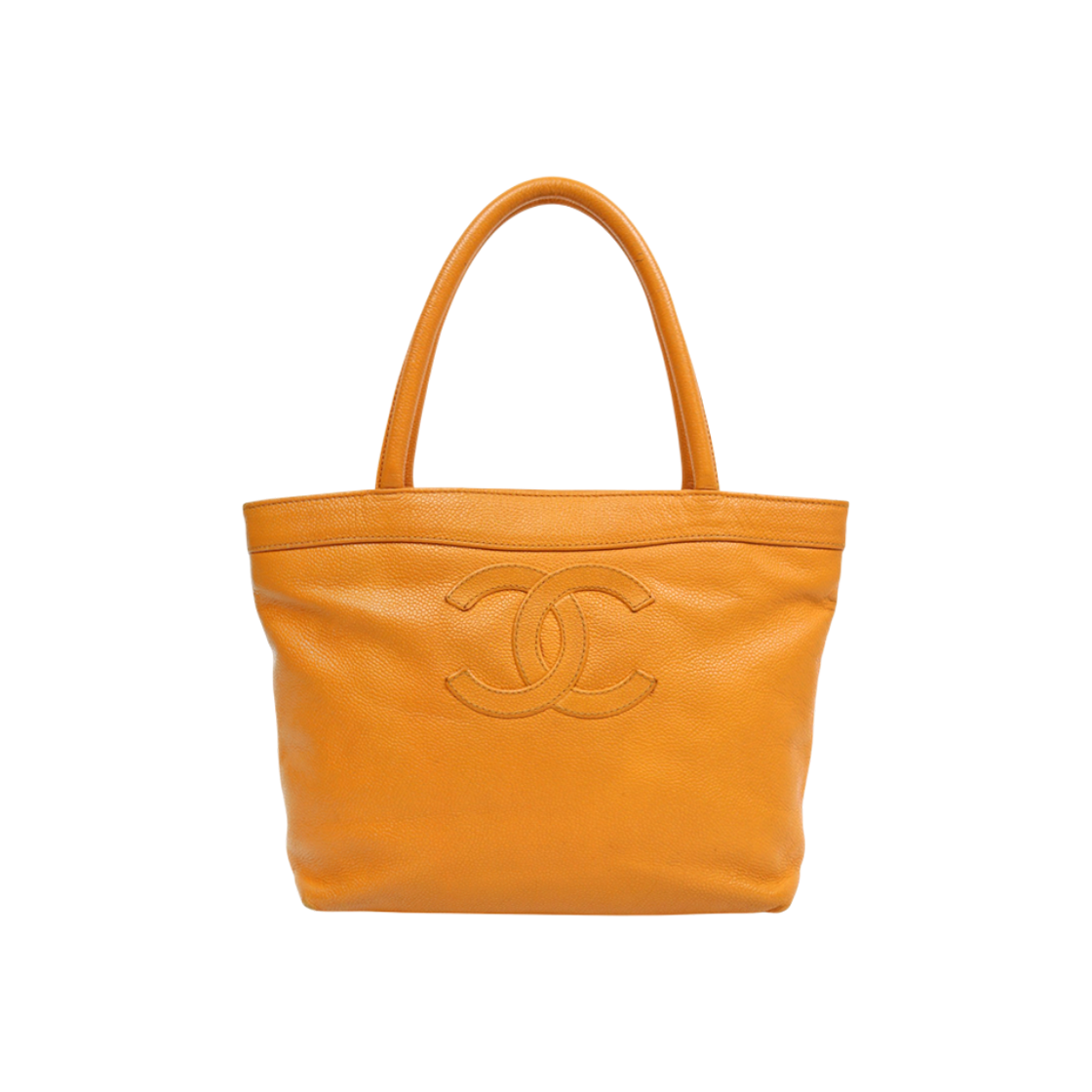 IT82W4UUO3KF Chanel Yellow Caviar Big CC Shoulder Bag